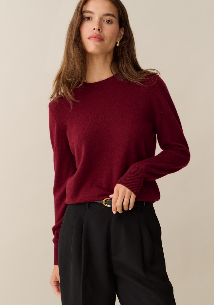 Scarlet Cashmere Sweater