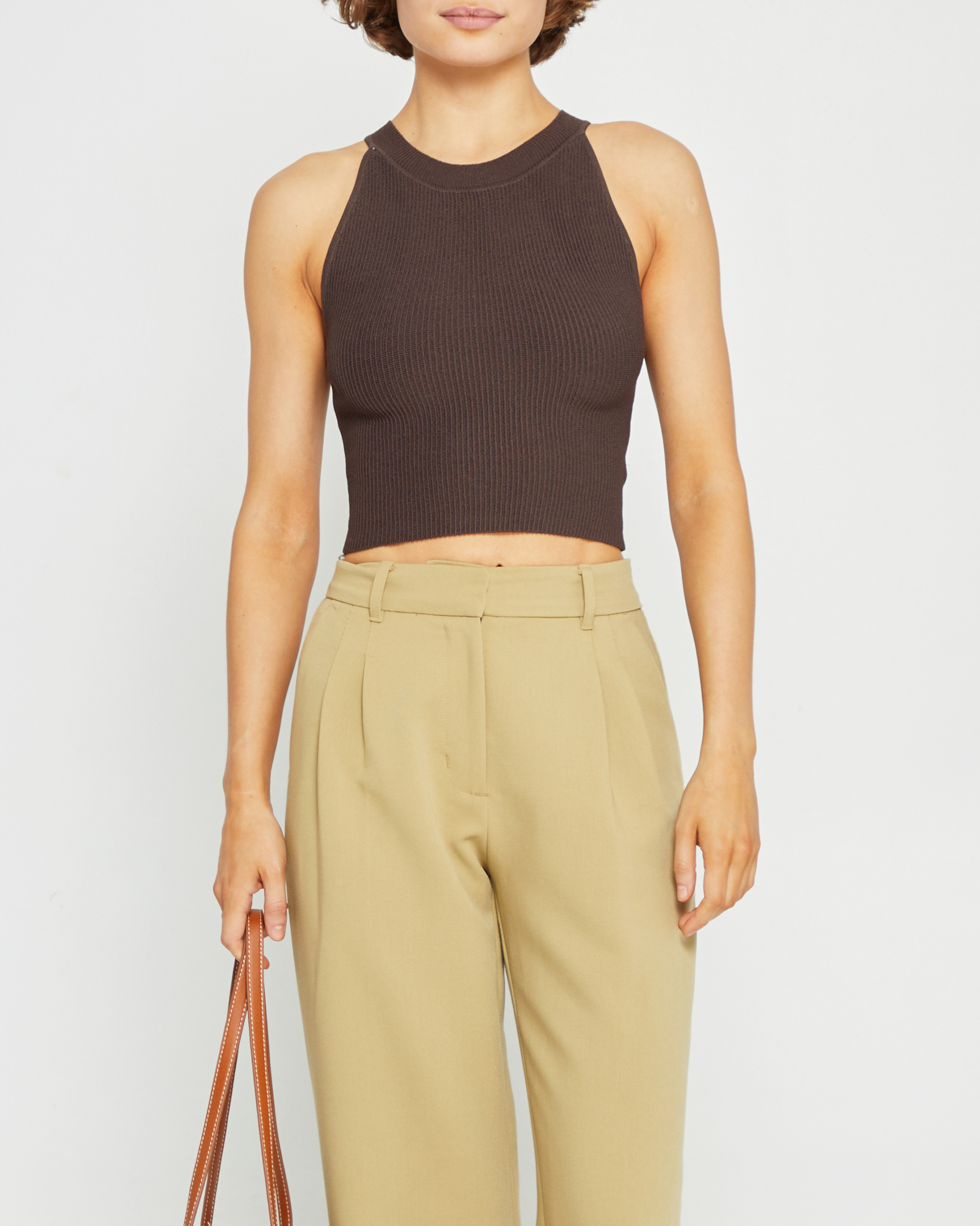 トップス Melt the lady nuance cropped tops YTB1642 トップス Melt the lady nuance cropped tops YTB1642