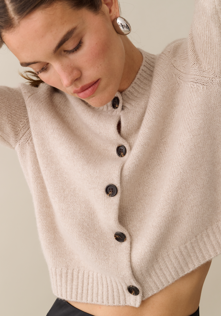 Ari Wool Cashmere Cardigan