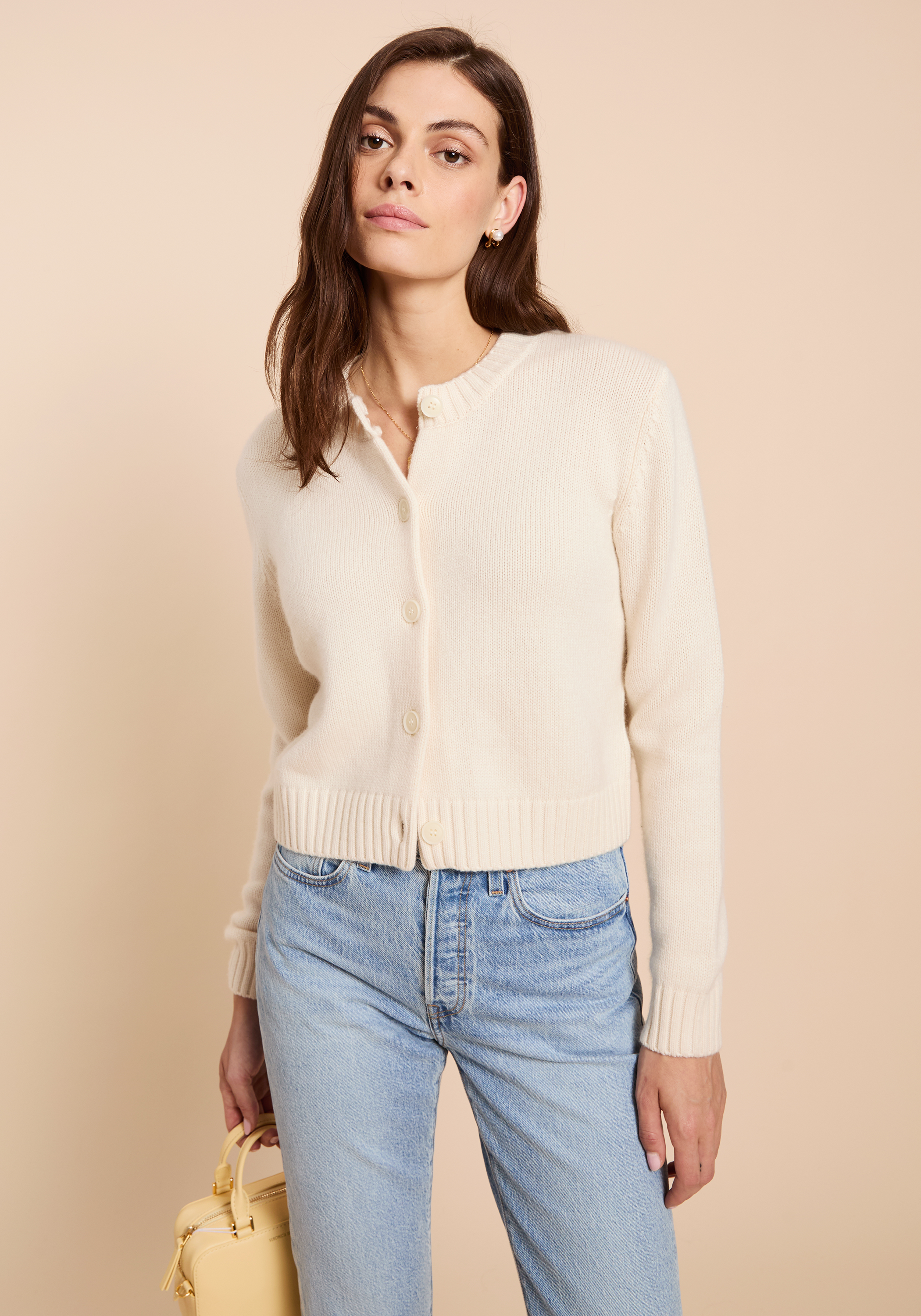 トップス OVY 50'sClassic Cotton Cashmere Cardigan 50's トップス OVY 50'sClassic Cotton Cashmere Cardigan 50's