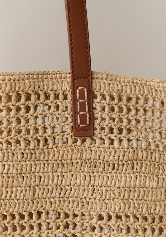 Monte Carlo Handmade Raffia Bag