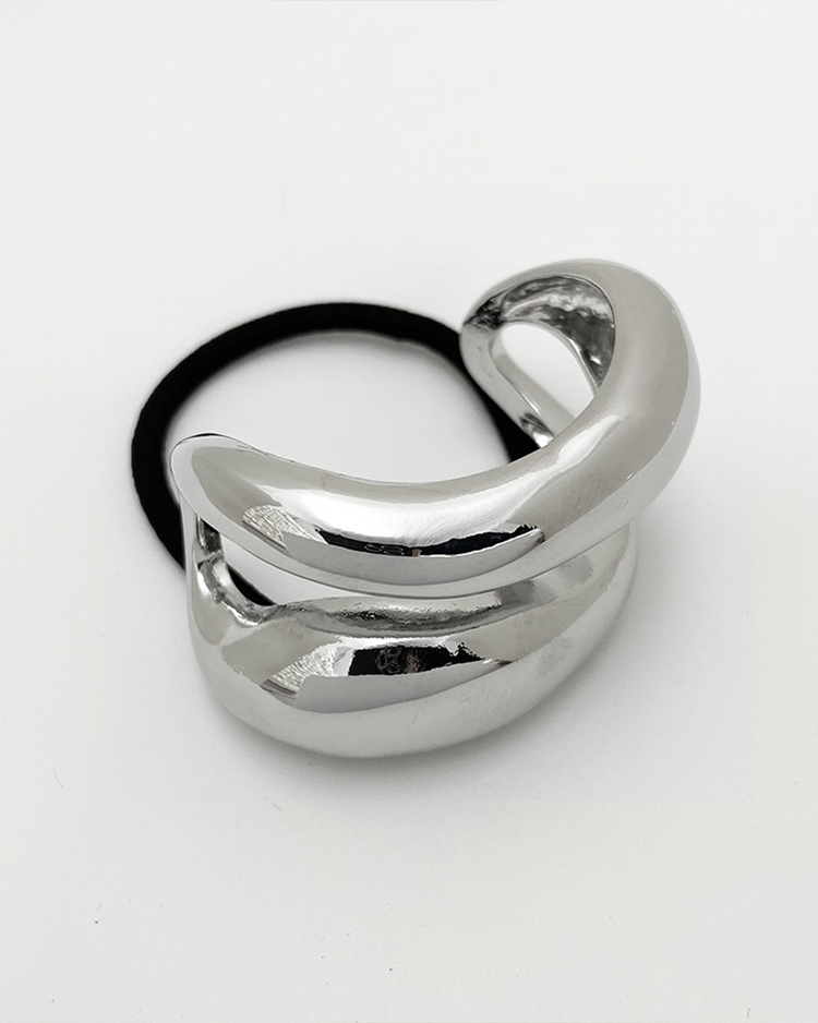 Wide Sculptured Cuff Hair Tie