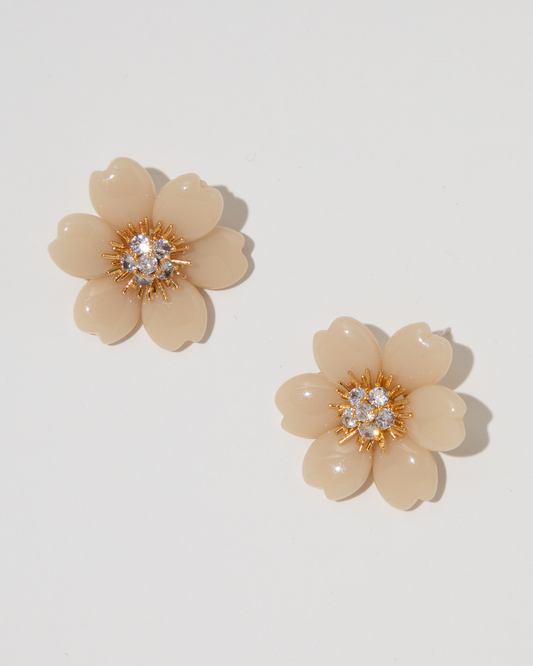 Bold Flower Stud Earrings