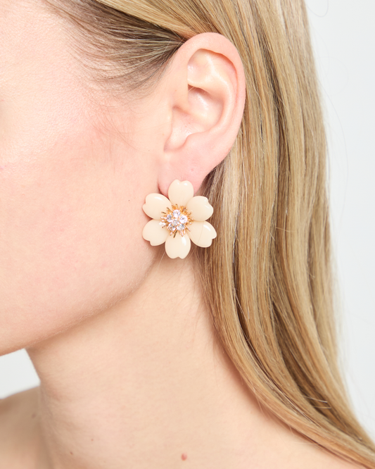Bold Flower Stud Earrings