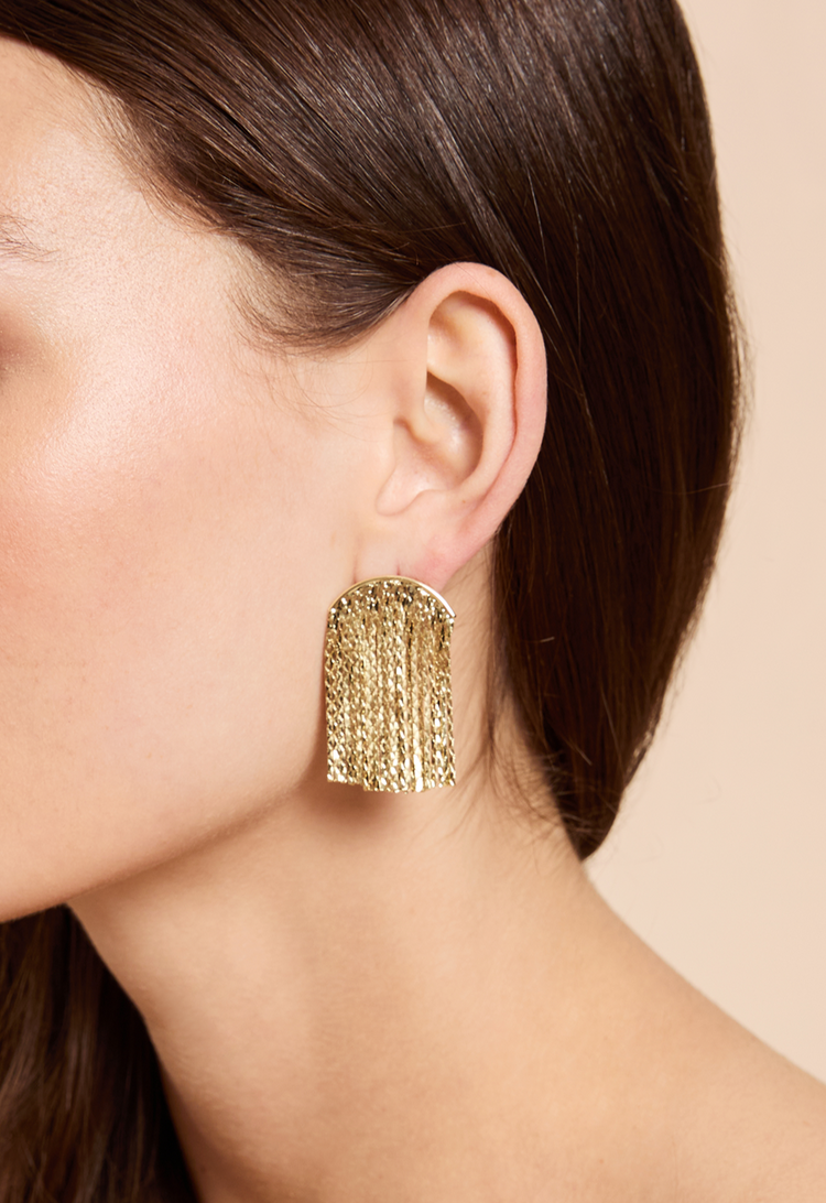 Long Tassel Dangle Earrings