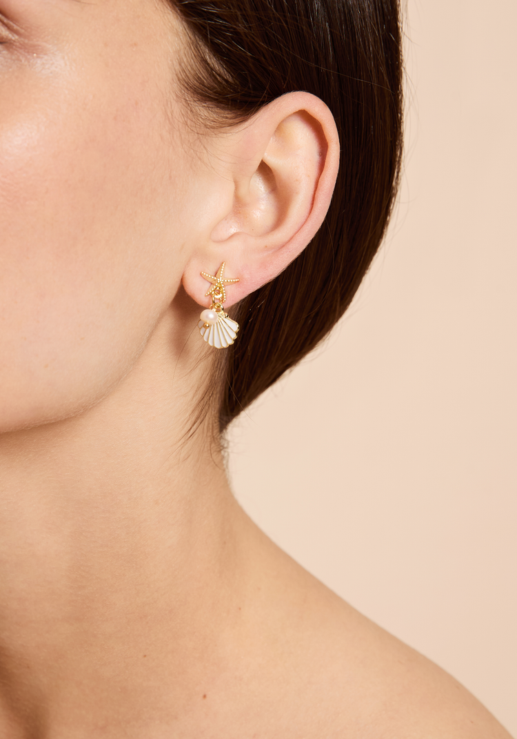 Pearl Tides Drop Earrings