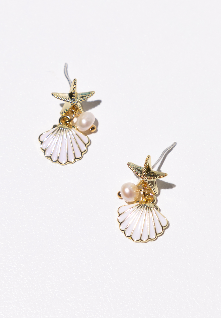 Pearl Tides Drop Earrings