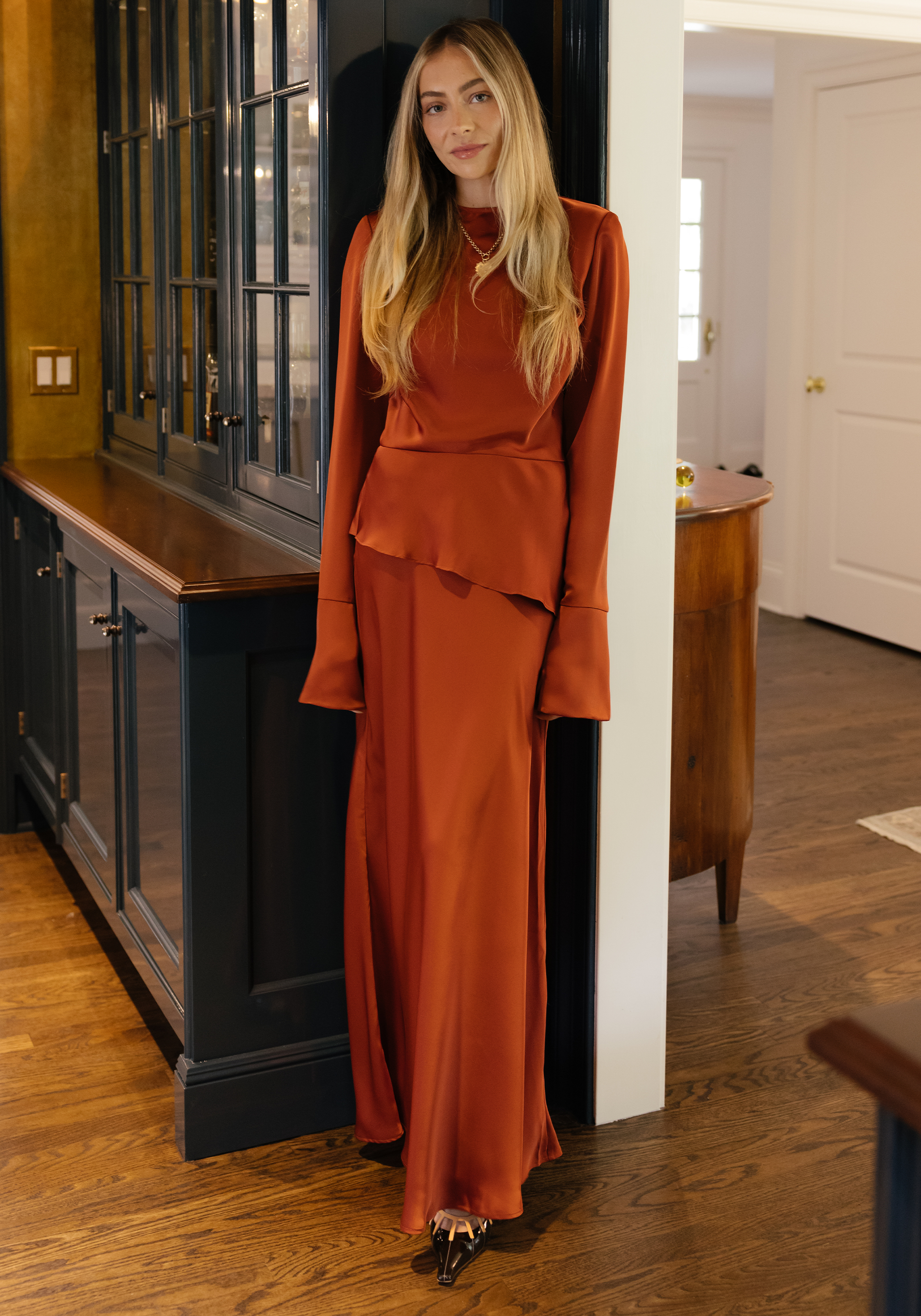 Few Moda | Taylor Dress - Burnt Orange / XS Few Moda | Taylor Dress - Burnt Orange / XS