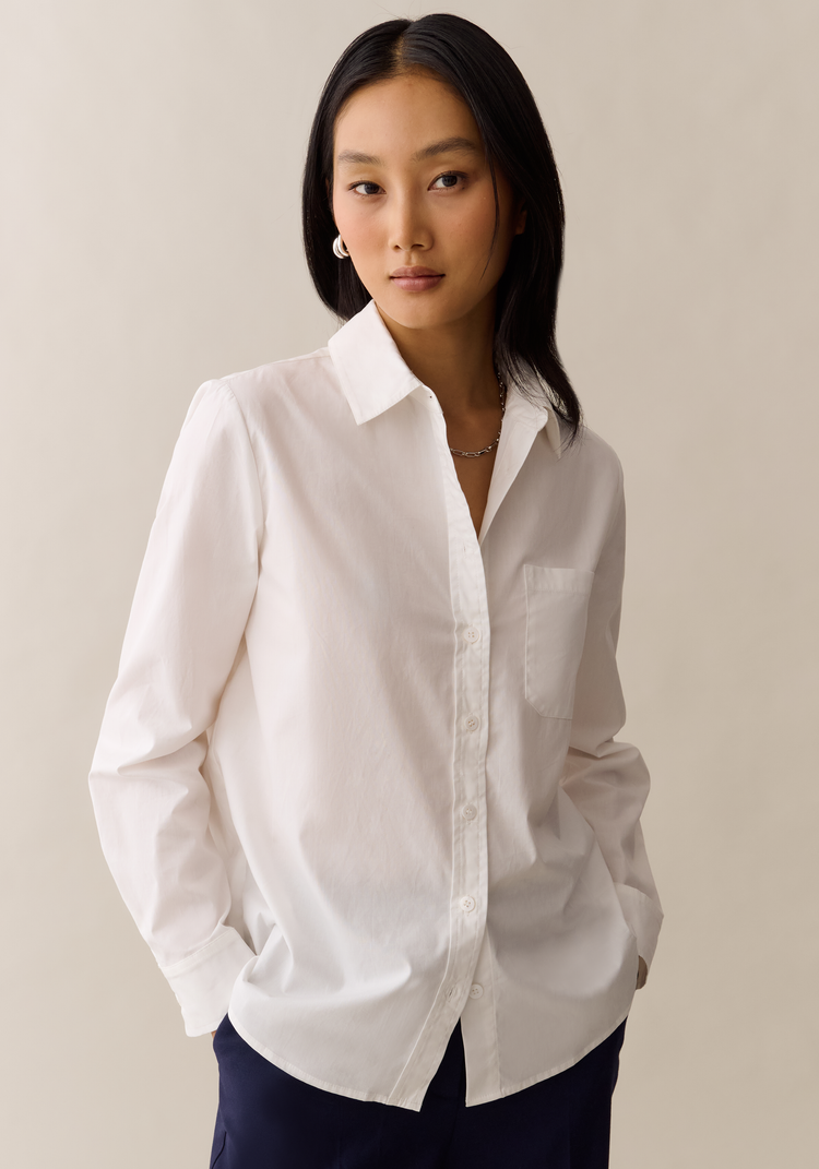 Verena Cotton Button Up Shirt