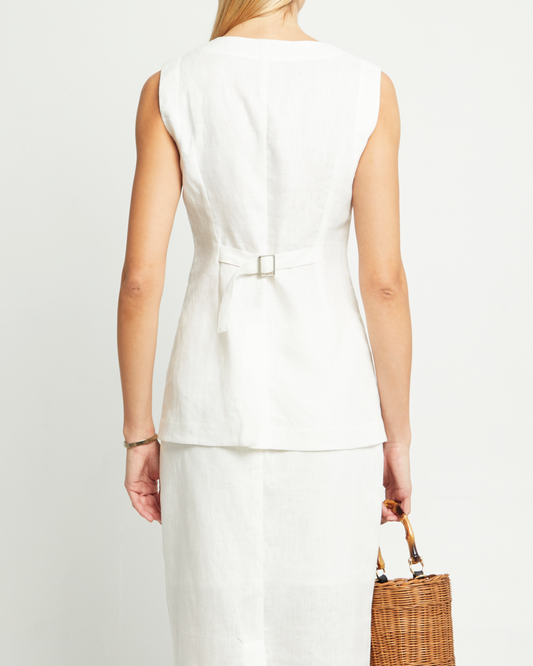 Daniela Linen Set - Top