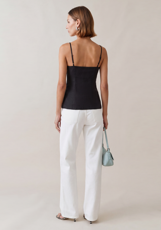 Cecille Linen Top