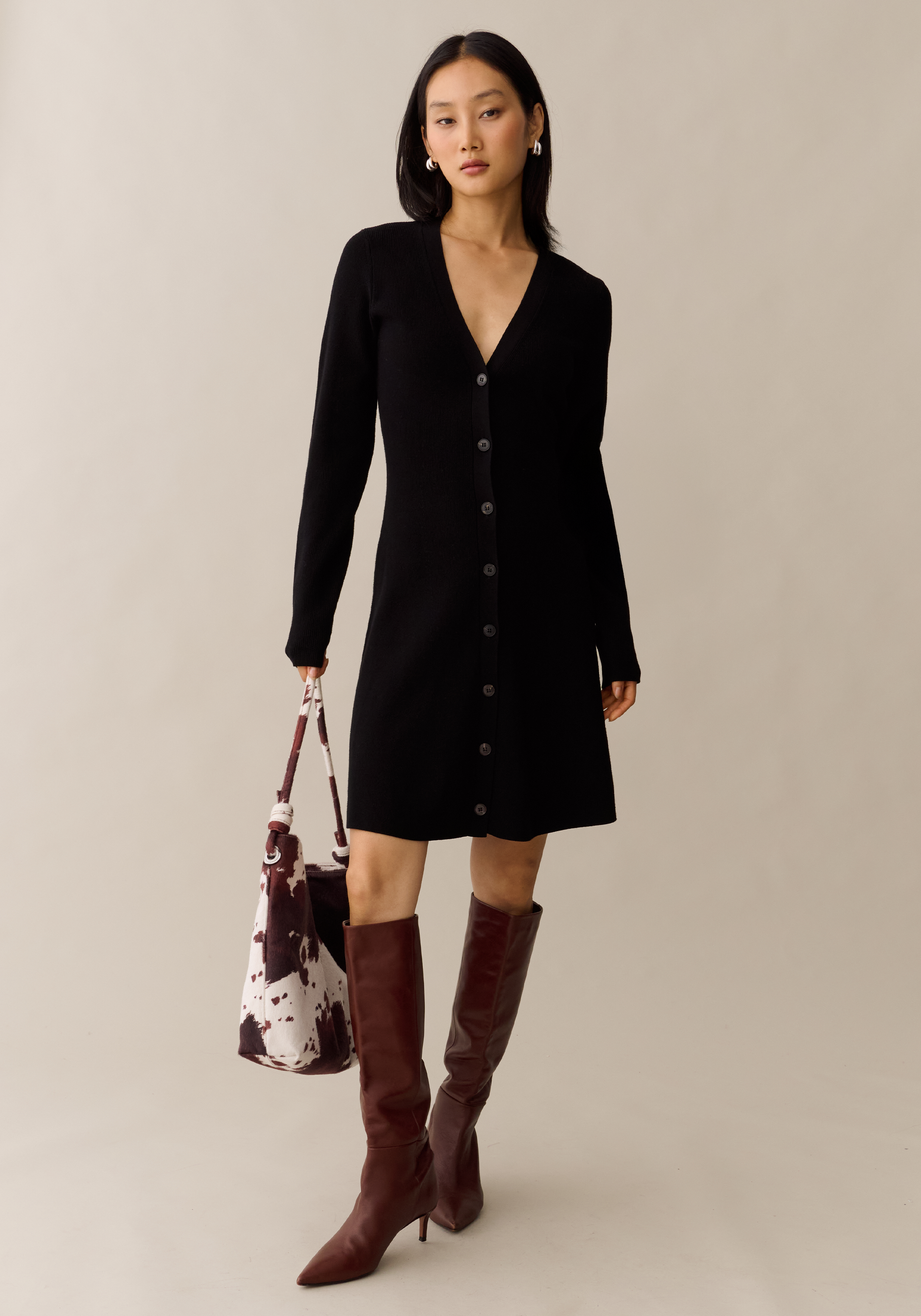 Few Moda | Eliska Knit Dress - Black / S Few Moda | Eliska Knit Dress - Black / S