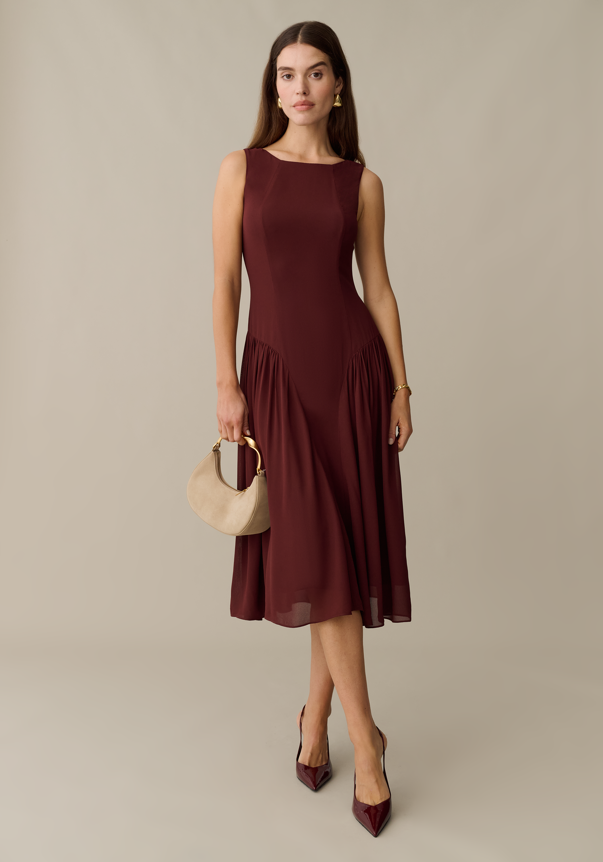 Few Moda | Lucienne Dress - Coffee / 6 Few Moda | Lucienne Dress - Coffee / 6