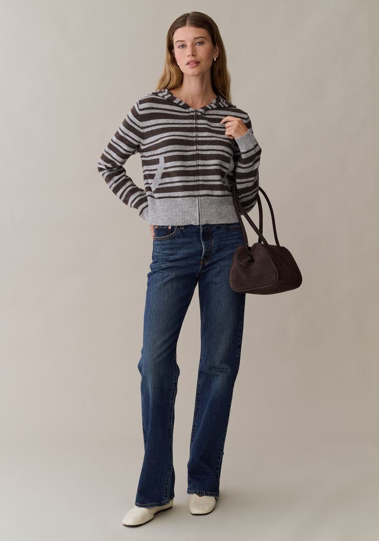 Chrissy Zip Up Sweater
