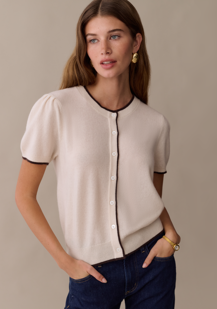 Bambie Cashmere Cardigan