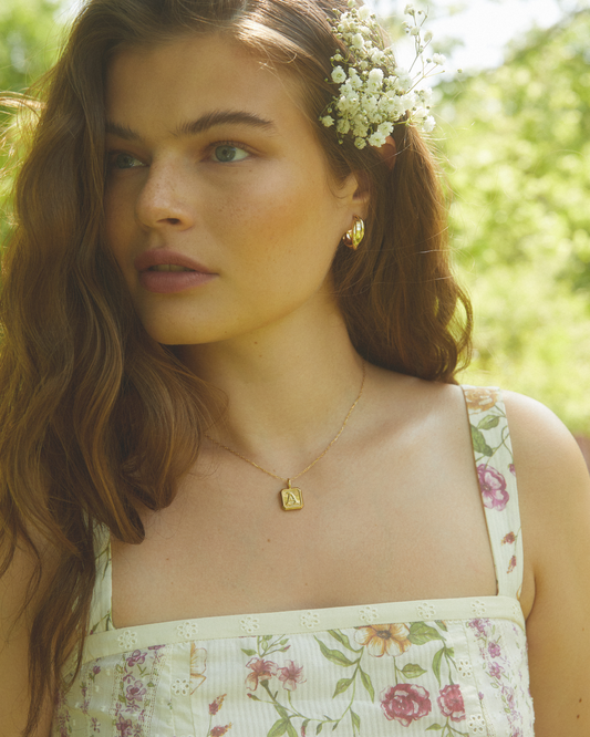 Camellia Cotton Dress