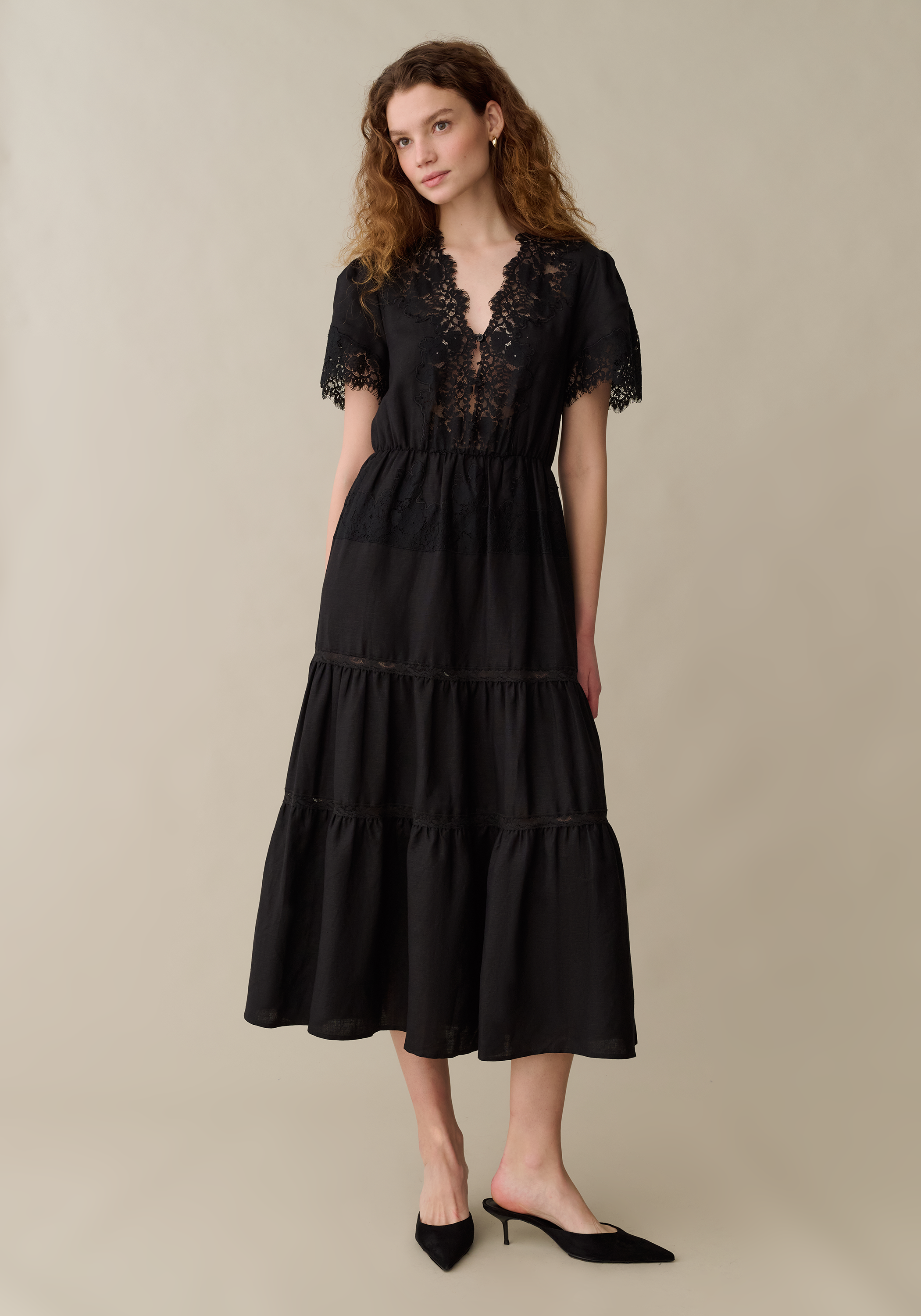 elara linen dress Elara