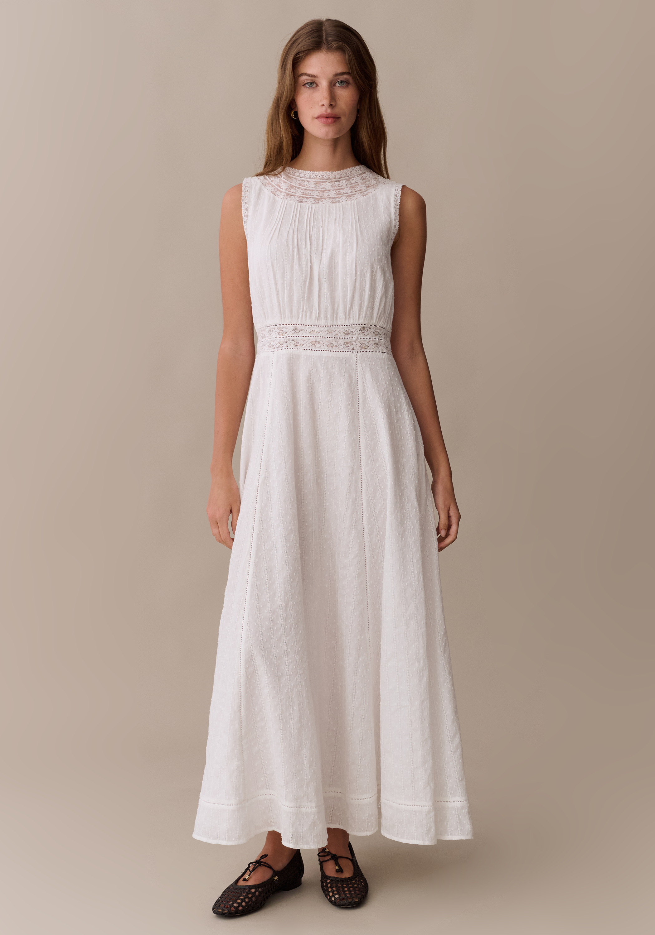 Few Moda | Oriella Cotton Dress - White / M Few Moda | Oriella Cotton Dress - White / M