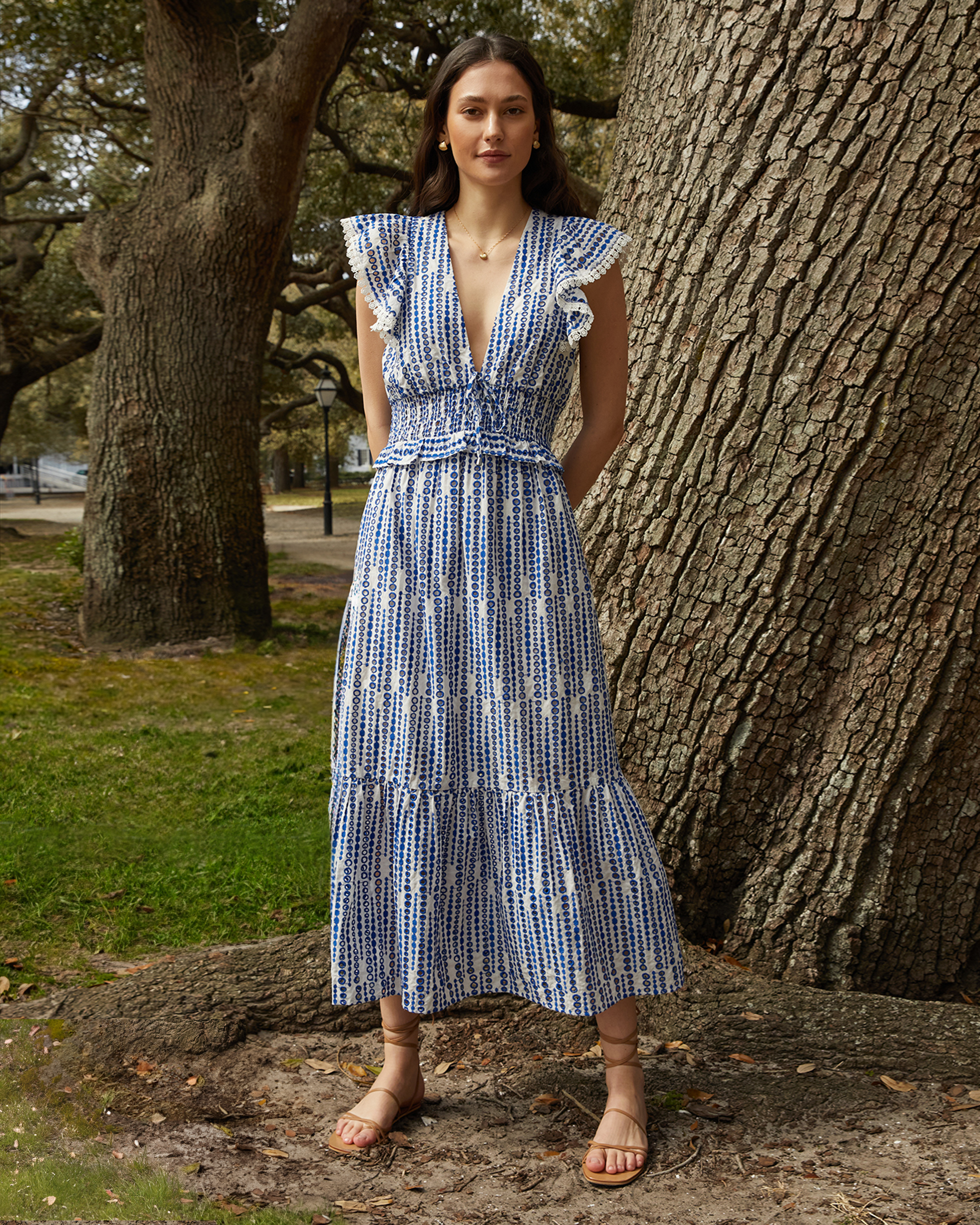 Jardin Cotton Dress - Main Image