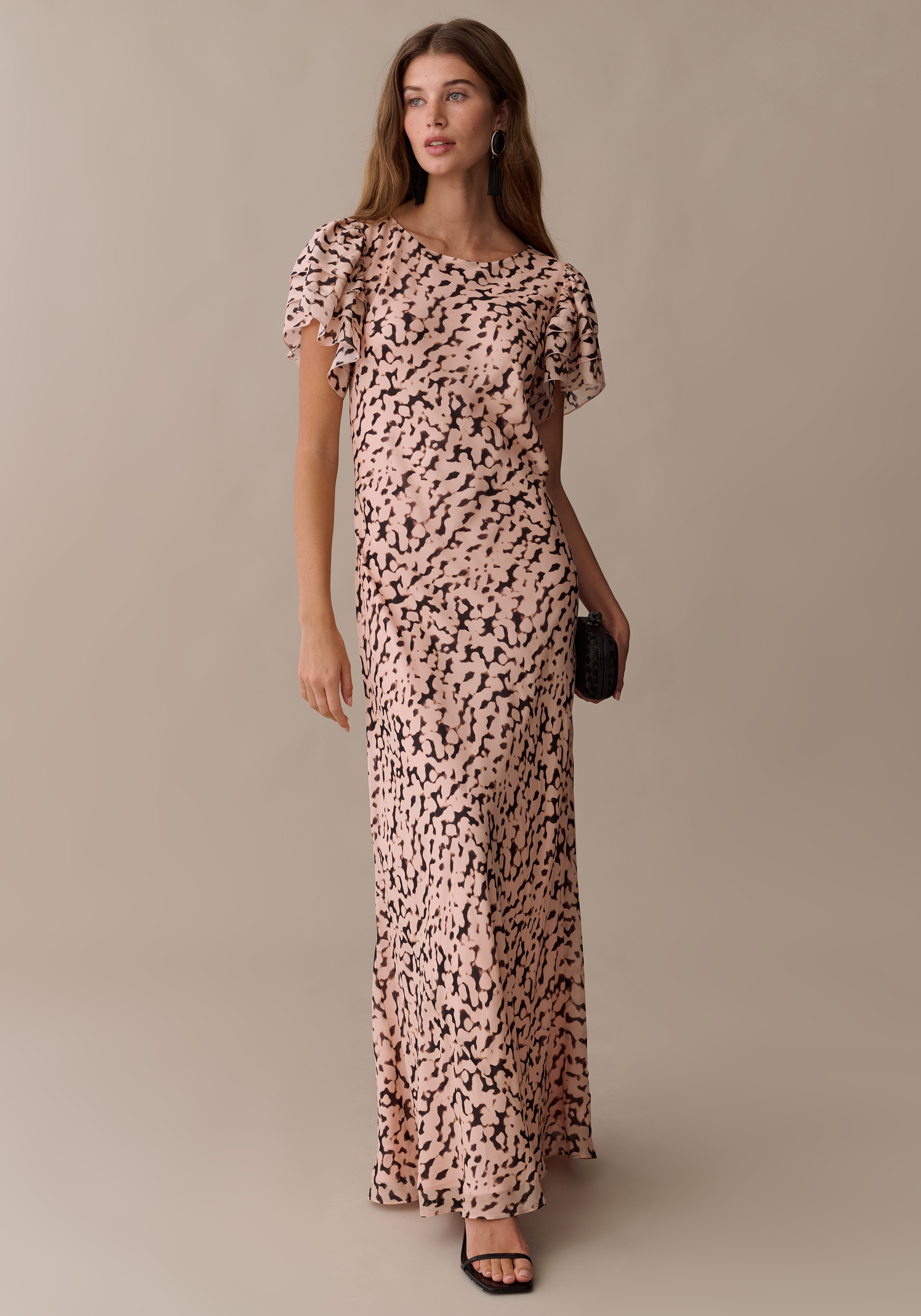 Few Moda | Leonor Silk Dress - Abstract Animal / XS Few Moda | Leonor Silk Dress - Abstract Animal / XS