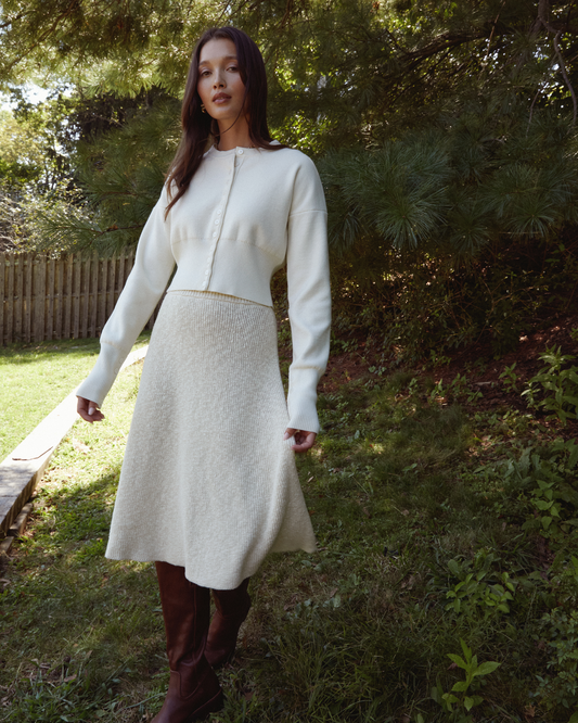 Madelyn Cotton Knit Skirt