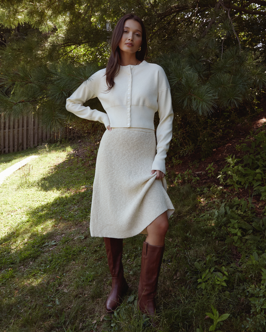 Madelyn Cotton Knit Skirt