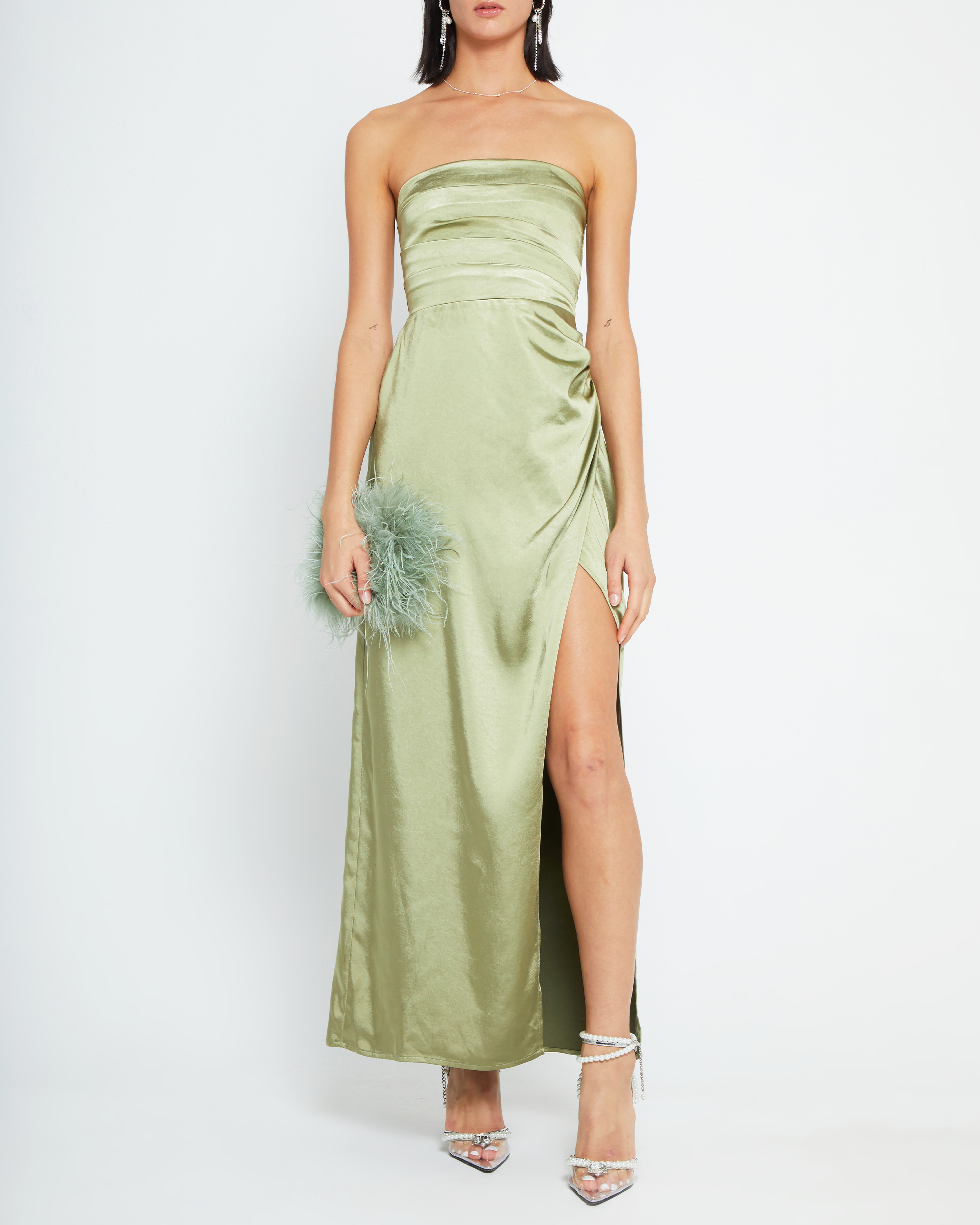 few moda green dress Naia green dress by Few Moda