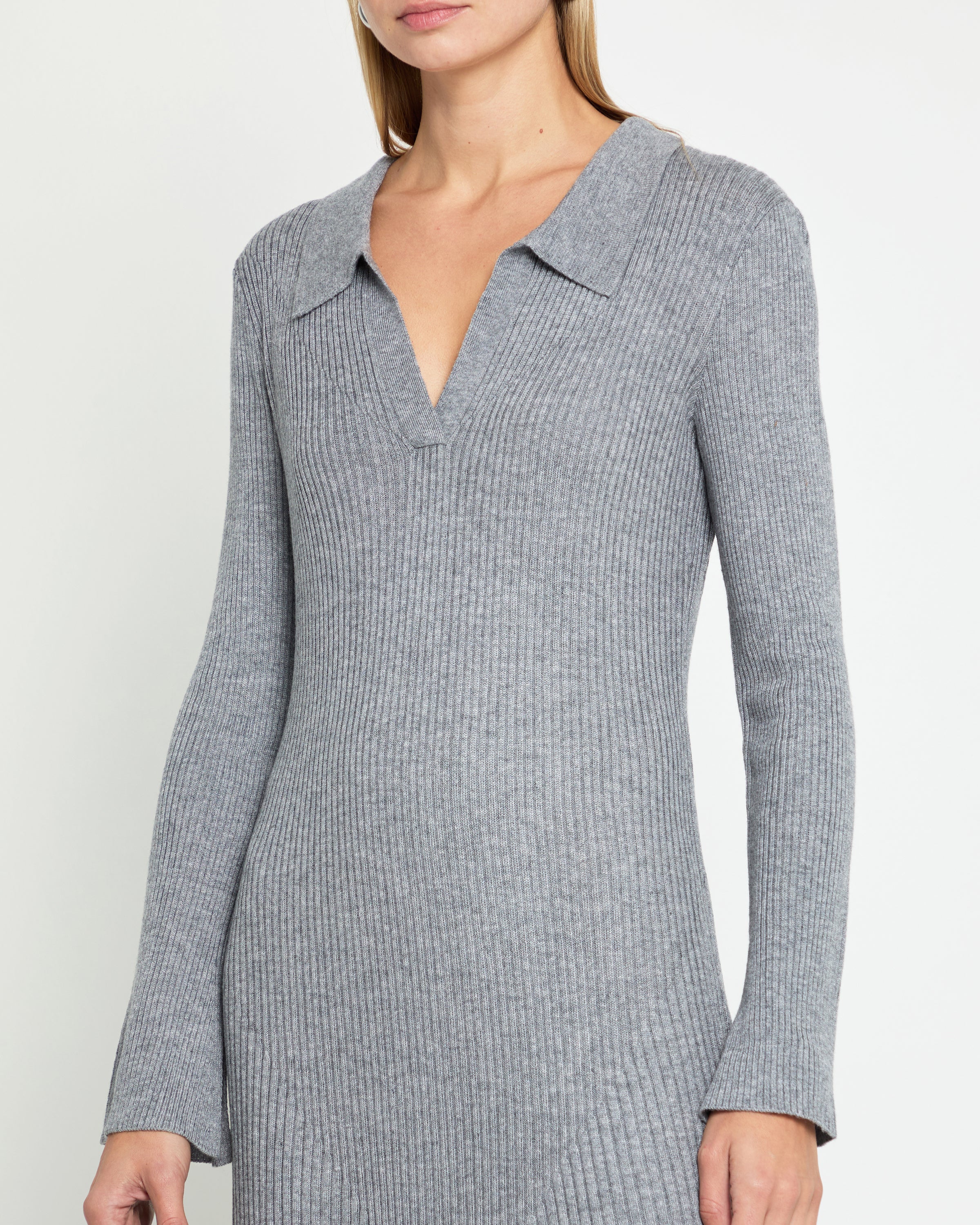 Few Moda | Nicole Knit Dress - DARK GREY / XL Few Moda | Nicole Knit Dress - DARK GREY / XL