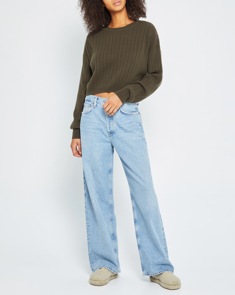 Tora Cropped Cashmere Sweater