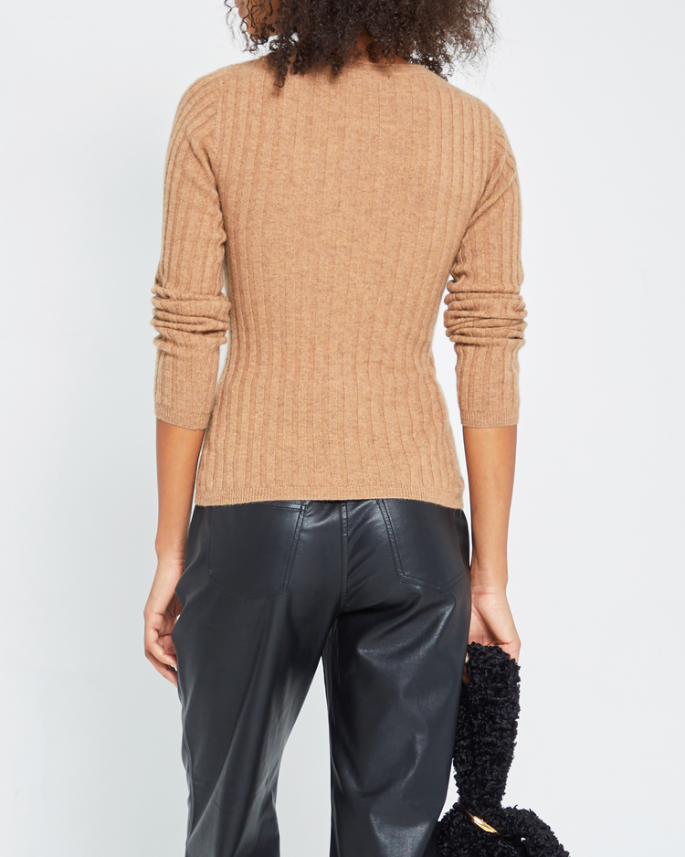 Lea Fitted Cashmere Sweater