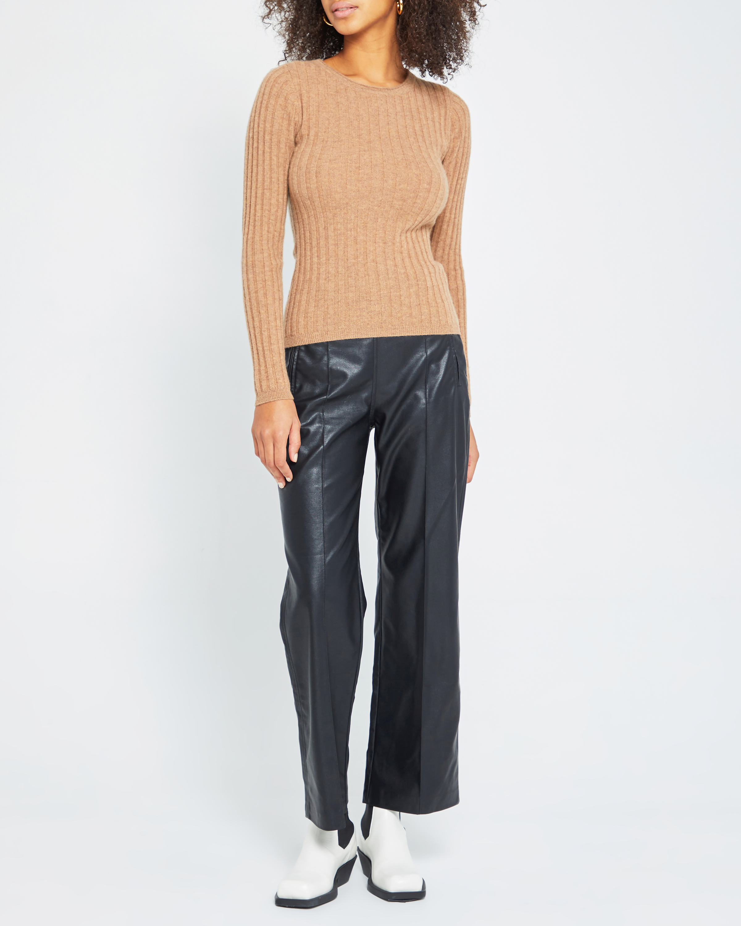 Lea Fitted Cashmere Sweater