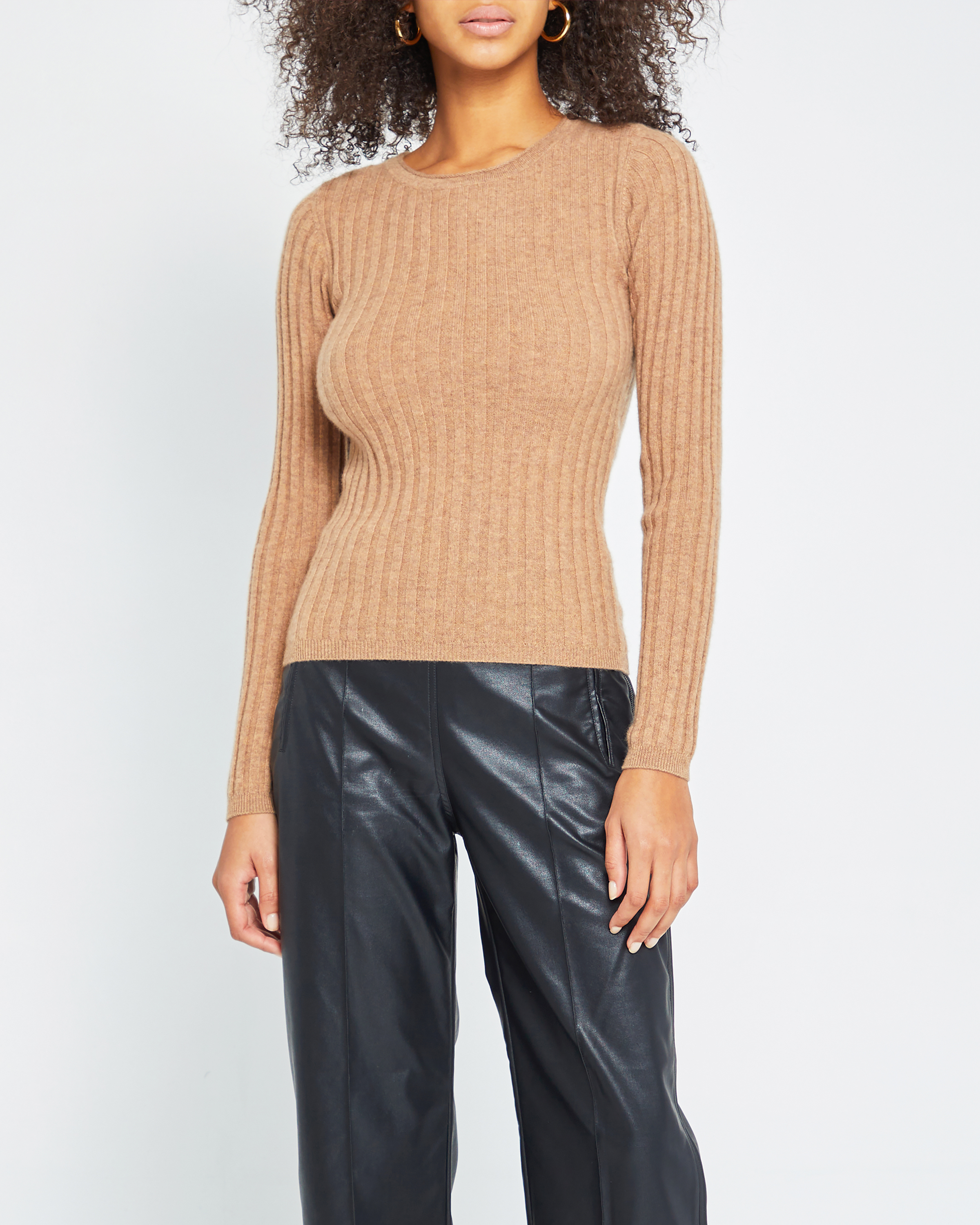 Lea Fitted Cashmere Sweater