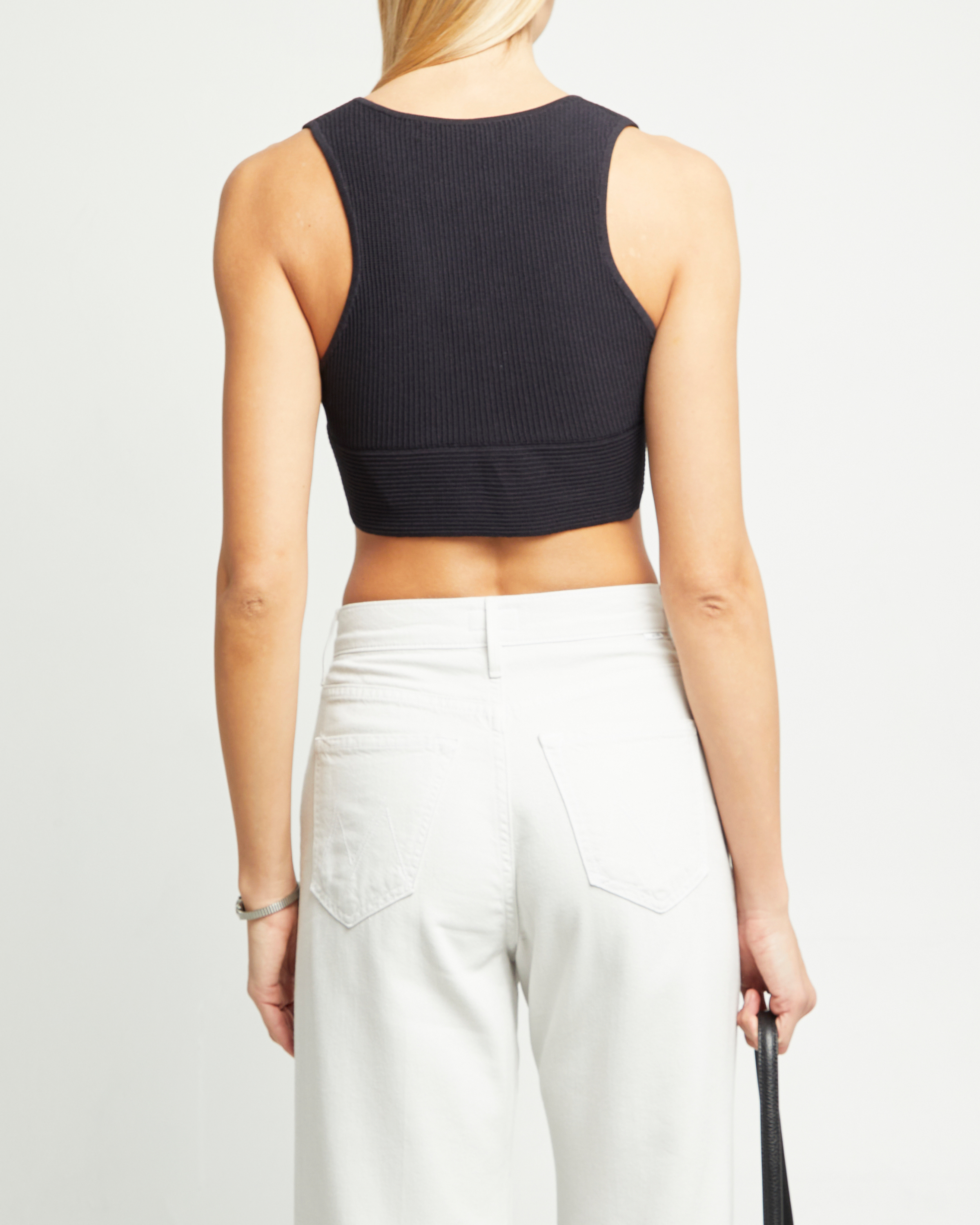 Sculpting Knit Deep V Tank Sculpting Knit Deep V Tank