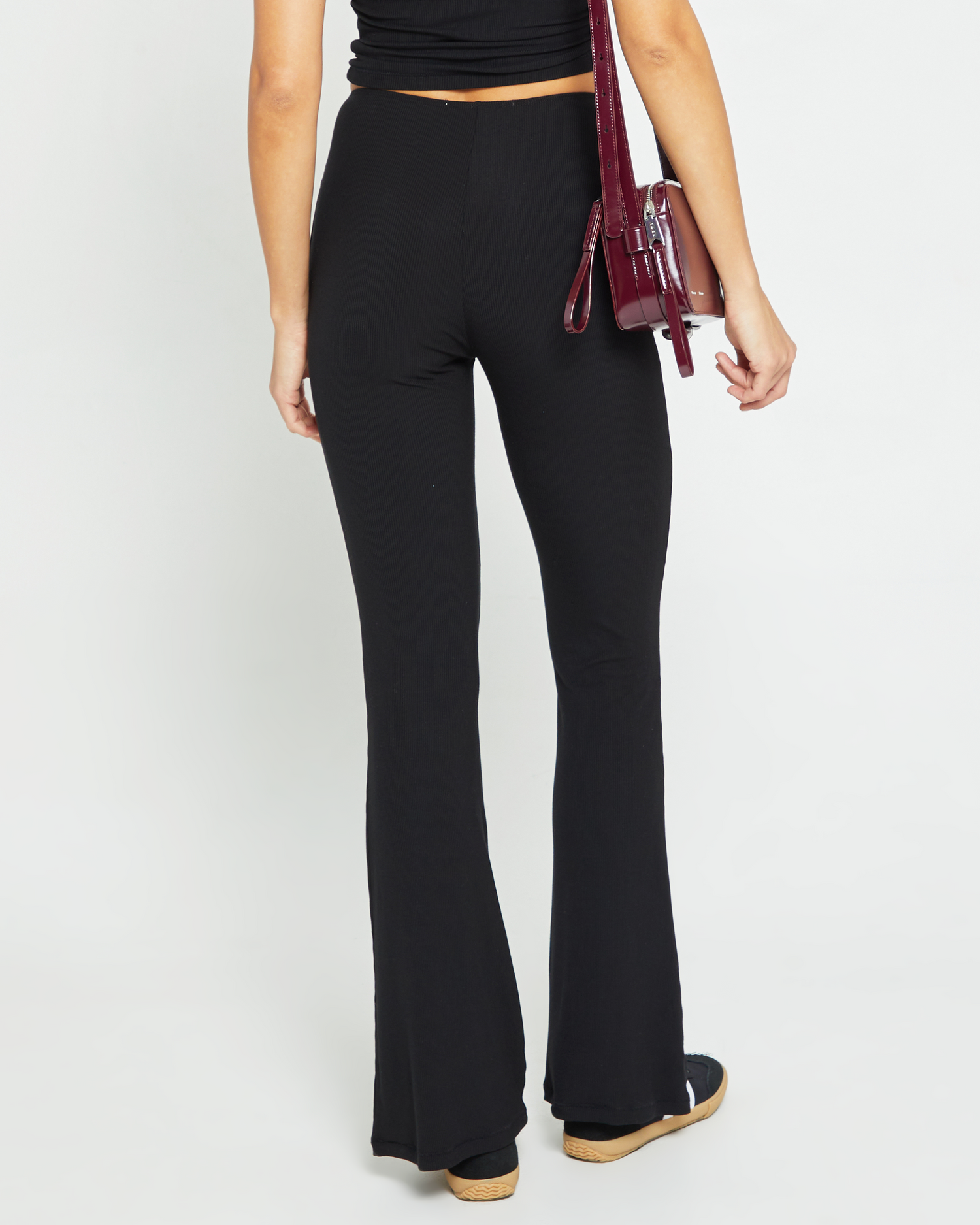 SKIMS Black Ruched Lounge Pants SKIMS