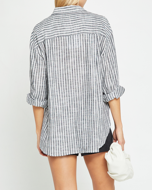 Billy Oversized Linen Shirt