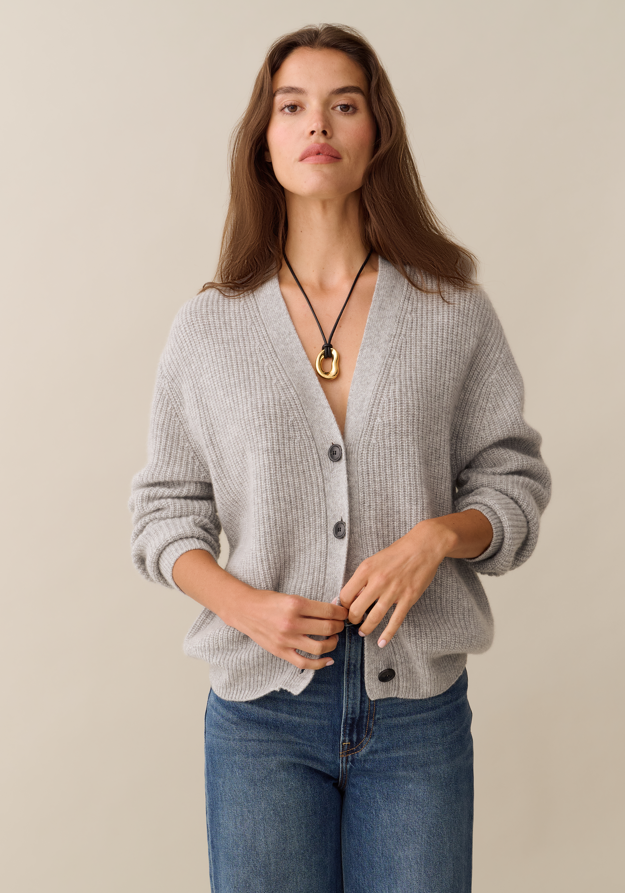 ⭐︎専用yo BIOTOP Cashmere hock cardigan gray BIOTOP ⭐︎専用yo BIOTOP Cashmere hock cardigan gray BIOTOP