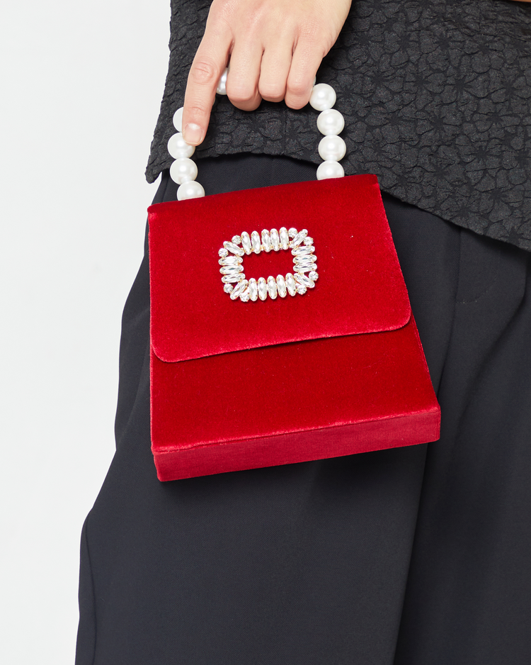 Blair Mini Velvet Handbag