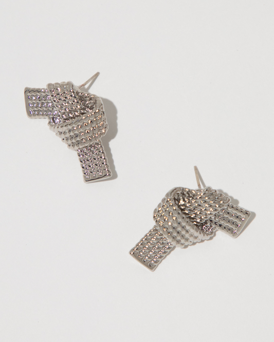 Textured Knot Earrings