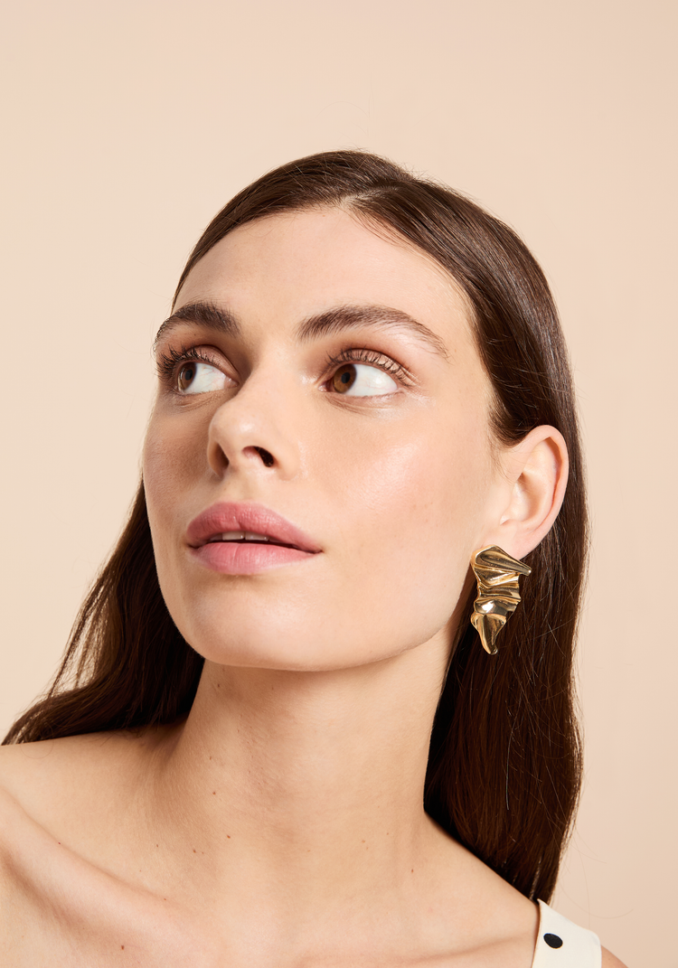 Folded Statement Earring