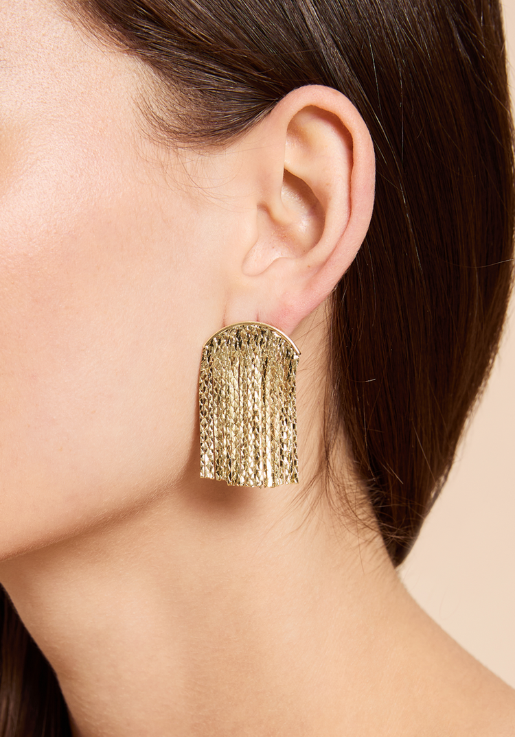 Long Tassel Dangle Earrings