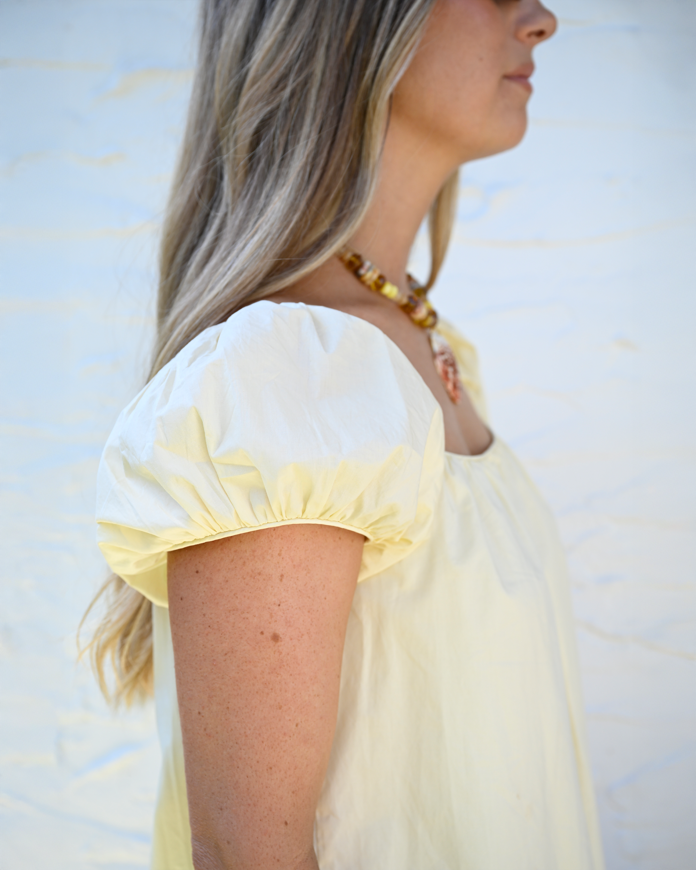 Few Moda | Sawyer Cotton Dress - Butter / XS Few Moda | Sawyer Cotton Dress - Butter / XS