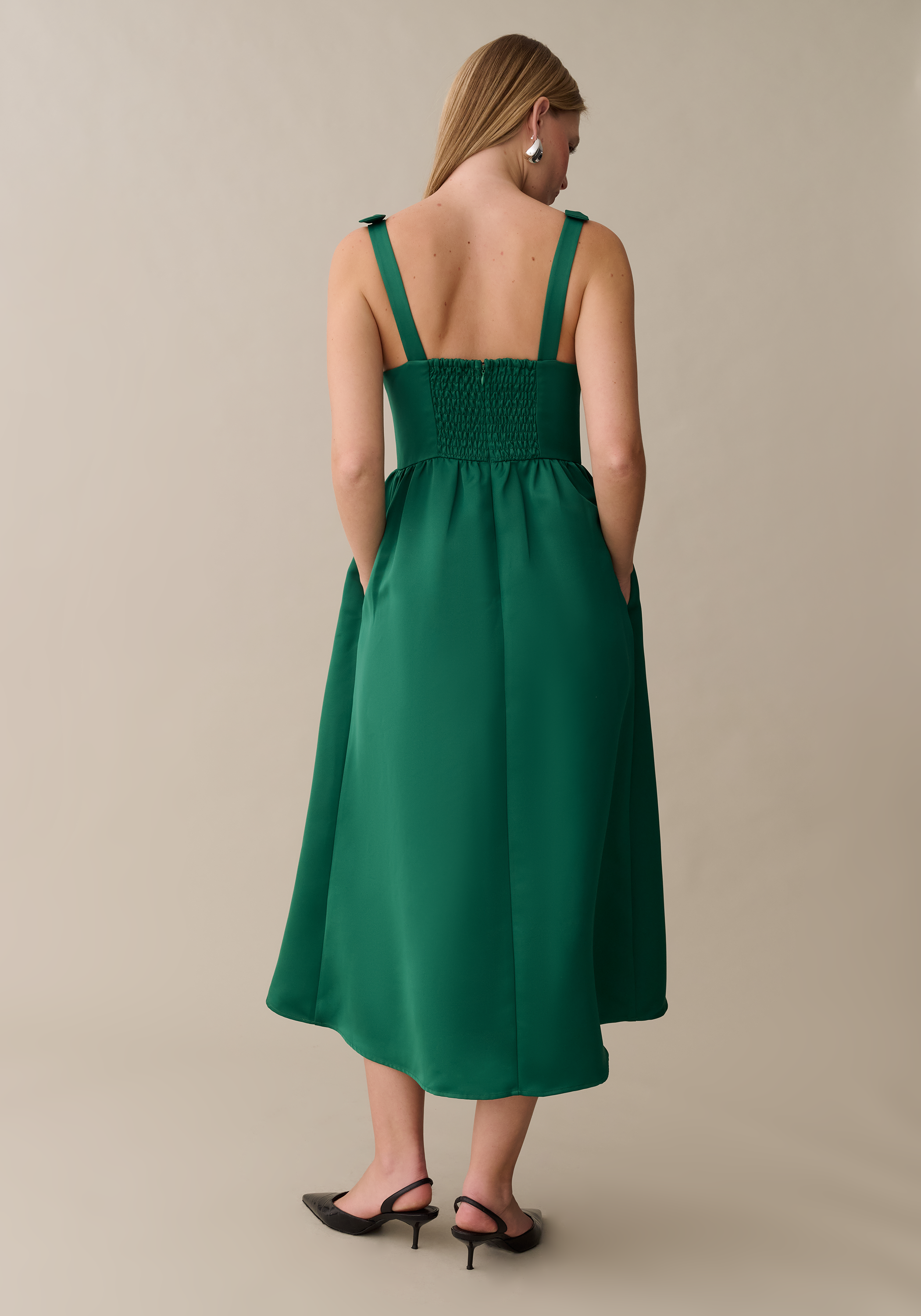 Few Moda | Annie Dress - Emerald / Xs Few Moda | Annie Dress - Emerald / Xs