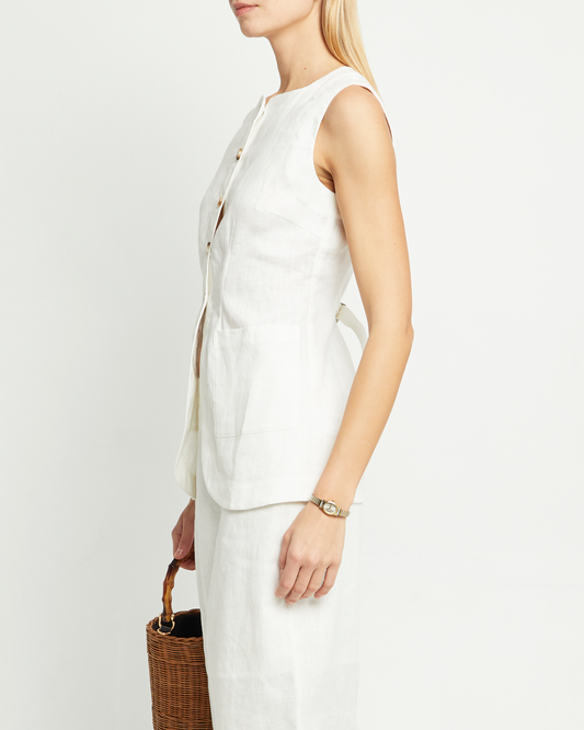 Daniela Linen Set - Top