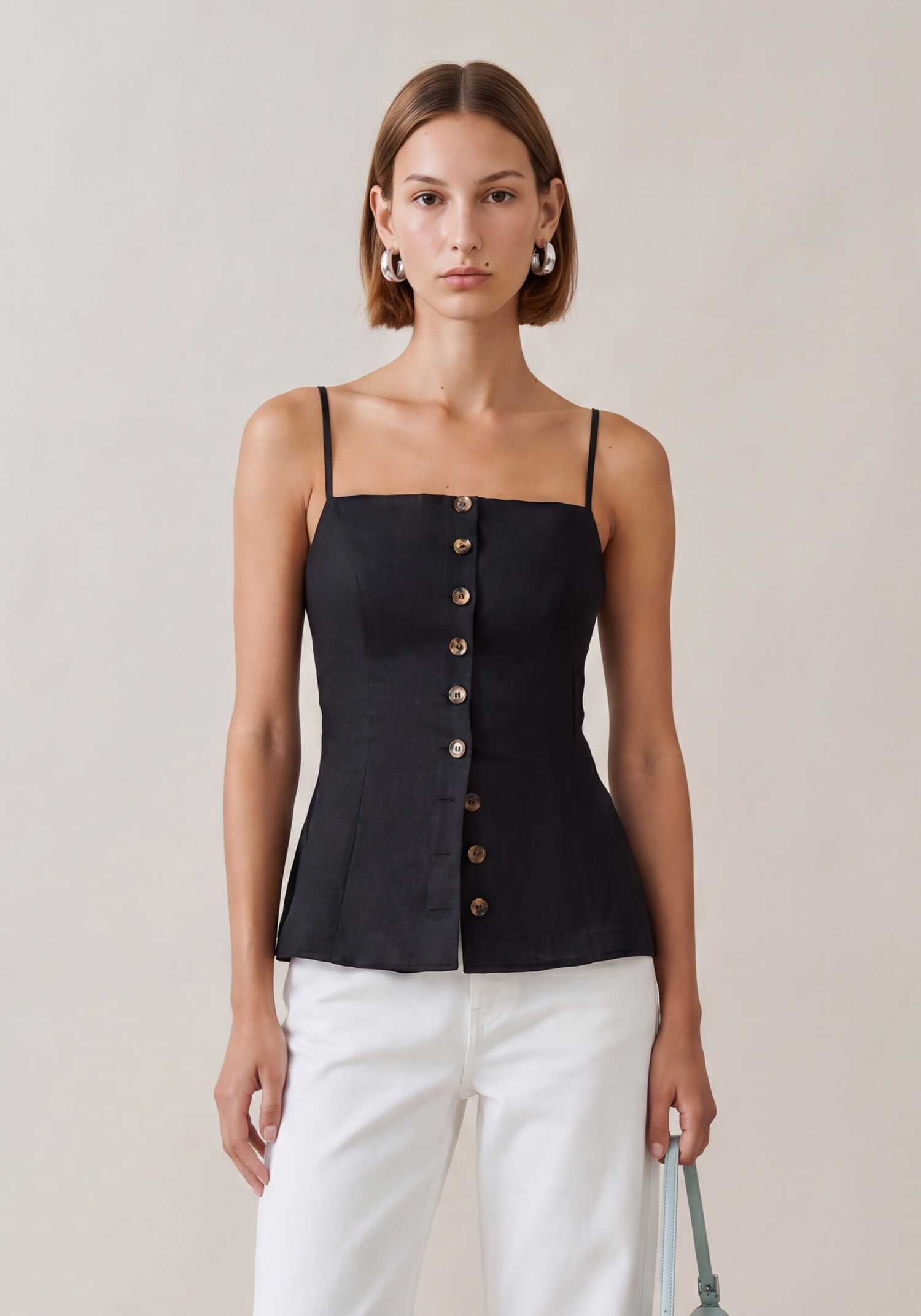 Cecille Linen Top