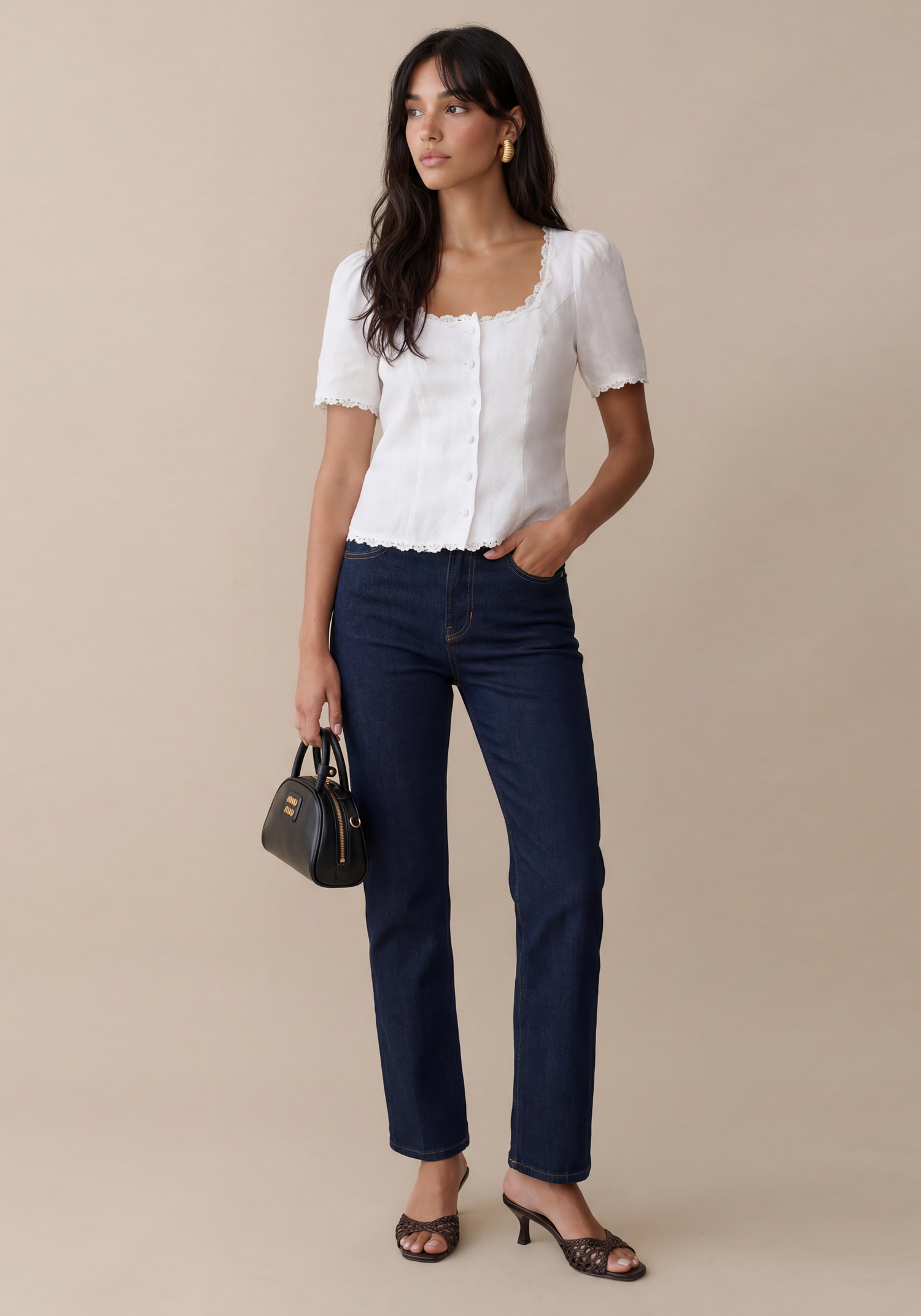 トップス carla Lady linen like tops Lady CARLA トップス linen トップス carla Lady linen like tops Lady CARLA トップス linen
