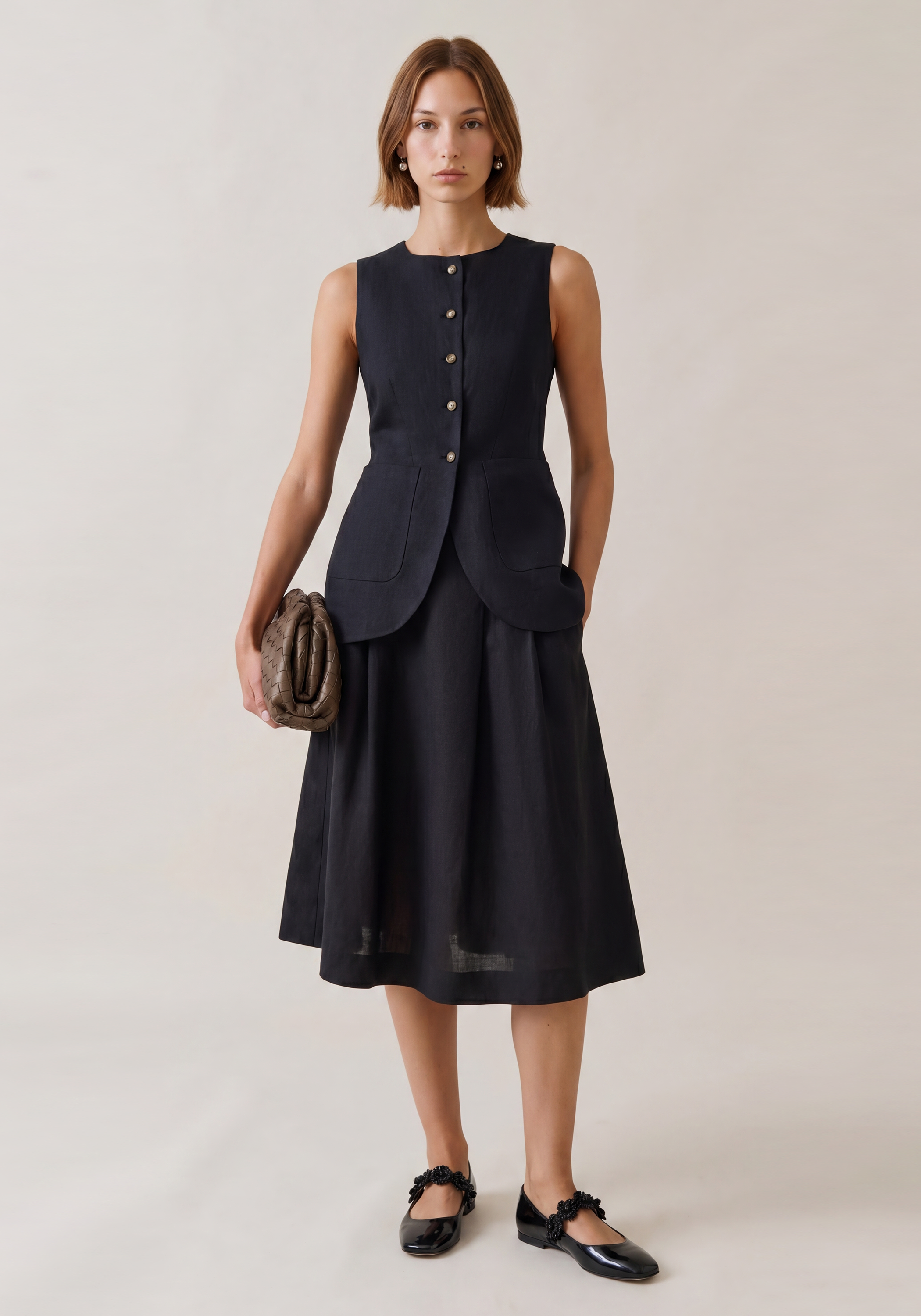 Lucie Linen Skirt