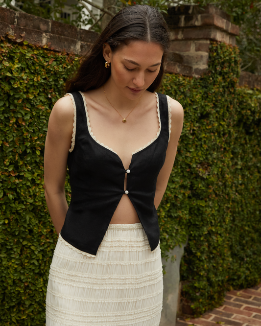 Dale Linen Top