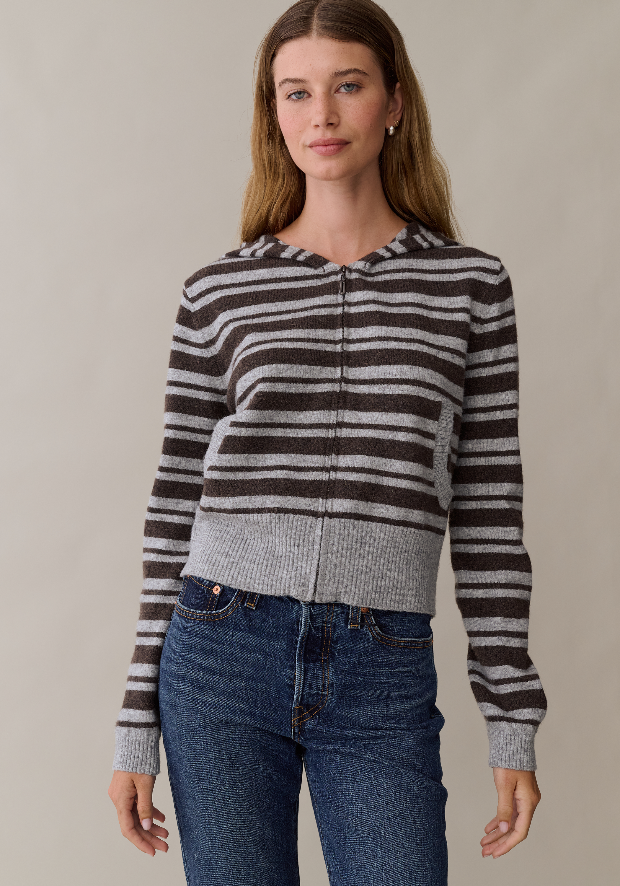 Chrissy Zip Up Sweater