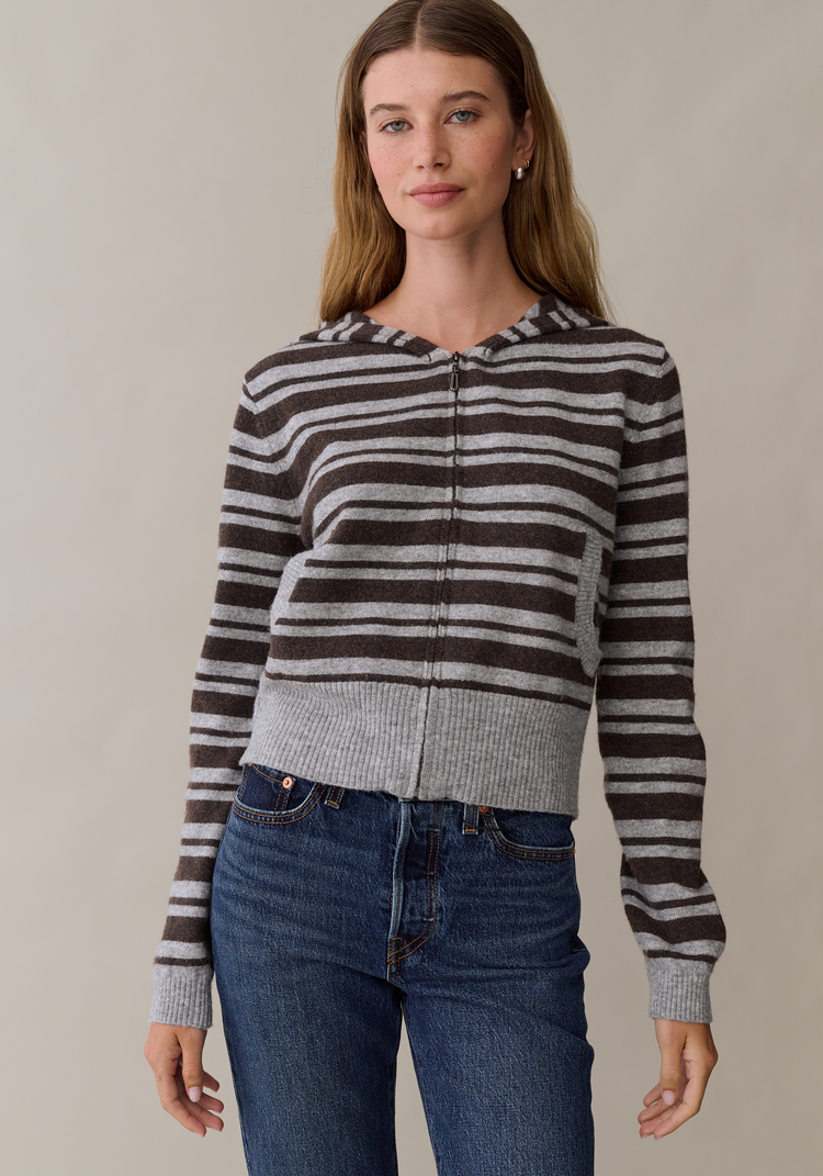 Chrissy Zip Up Sweater