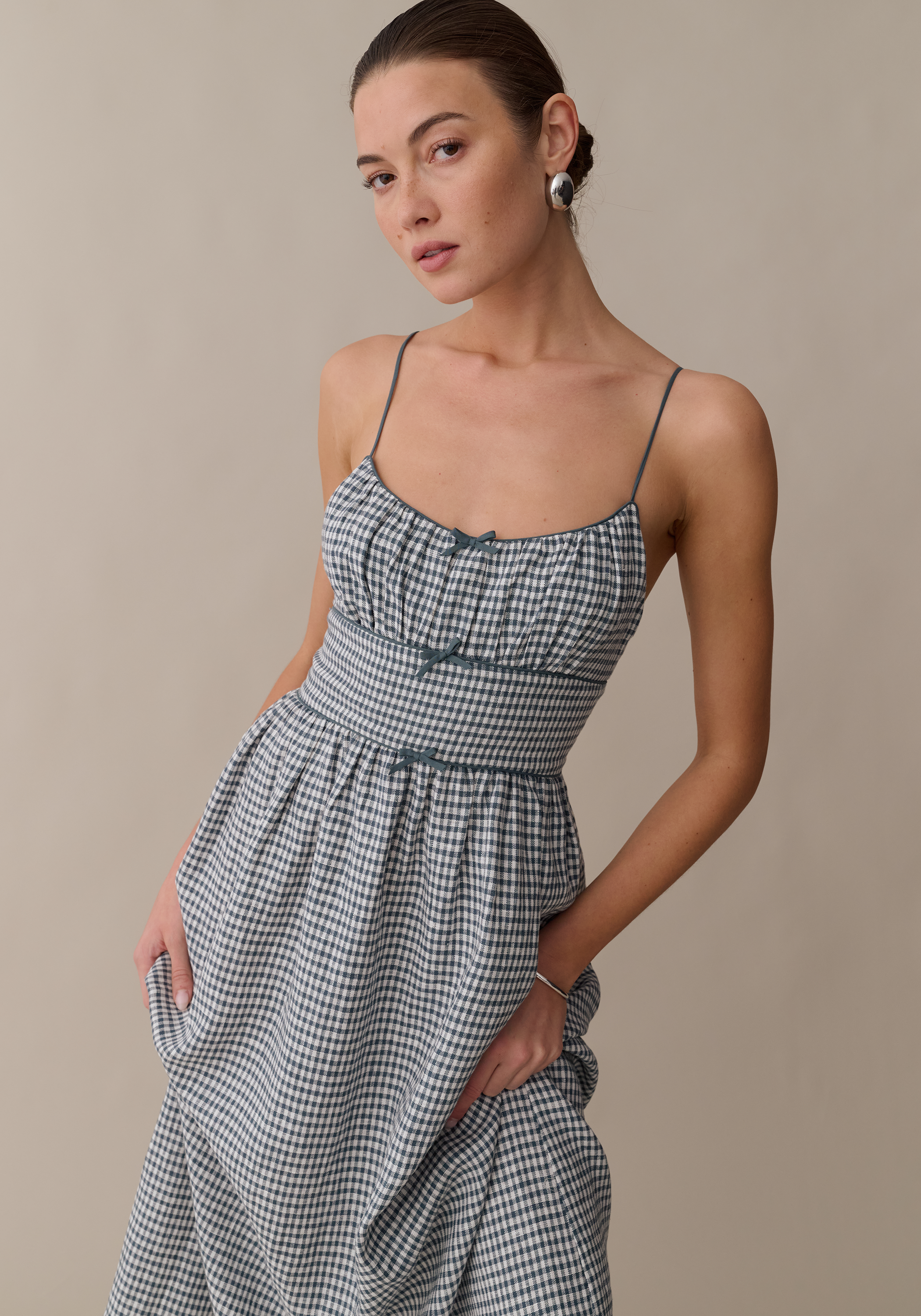 Darya Linen Dress